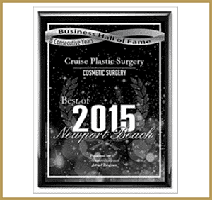 Cruise Plastic Surgery Receives Best of Newport Beach Plastic Surgery Award