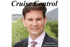 Dr. Joseph Cruise Talks About Gynecomastia – California Business Journal