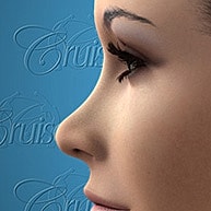 Profile view of a woman's face.