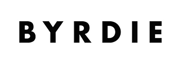 Byrdie logo in bold uppercase lettering.