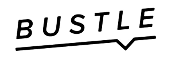 Bustle logo on a white background.
