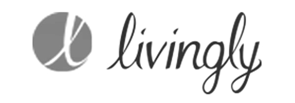 Livingly logo in minimalist design.