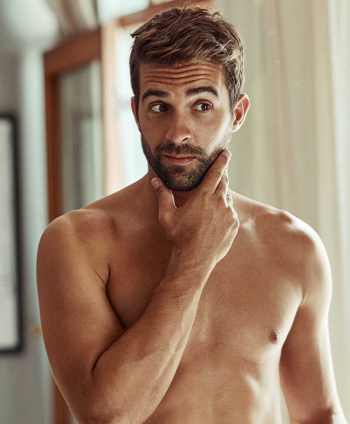 Lace lingerie in natural lighting setting.