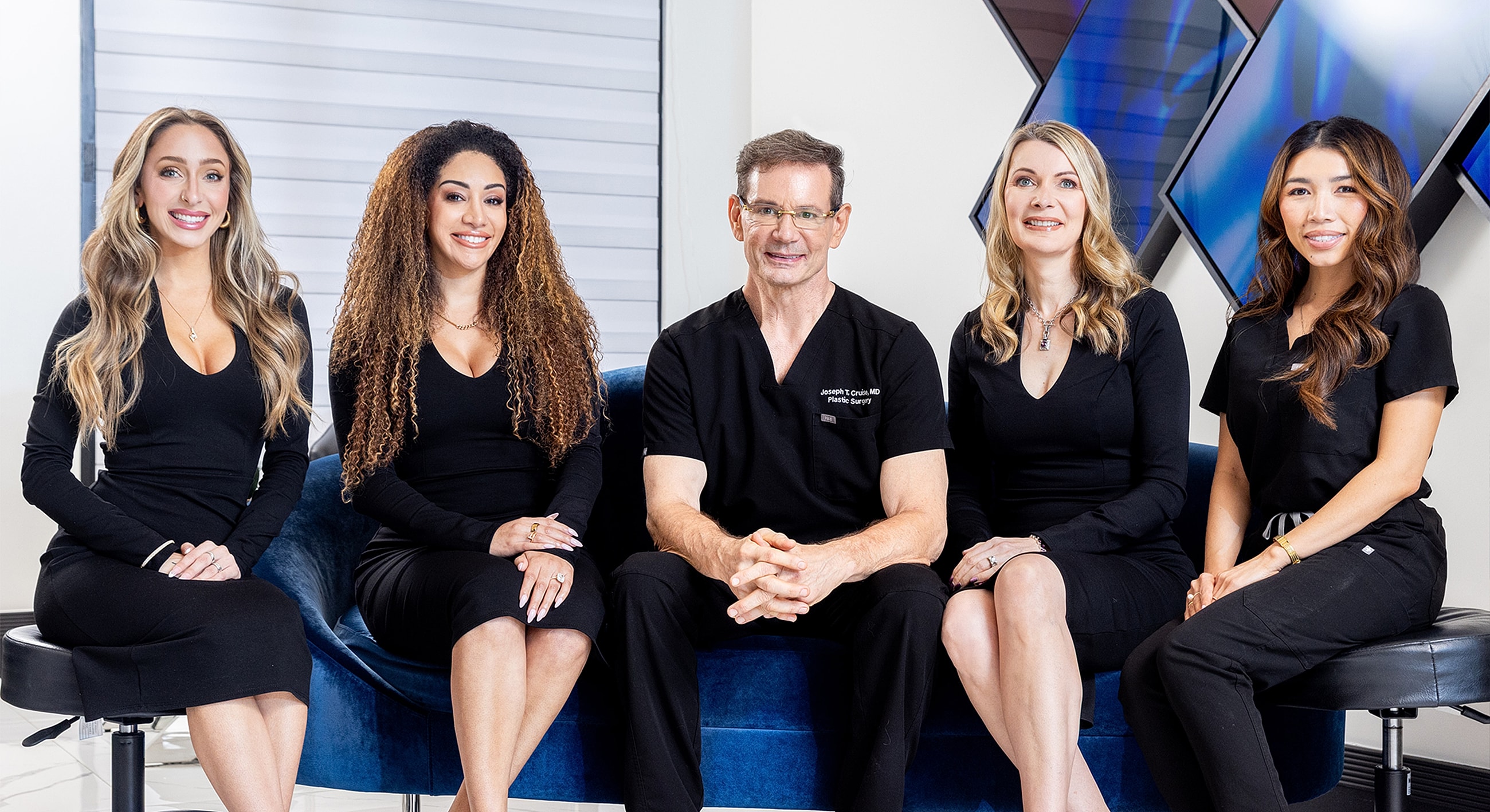 Medical team posing for a photo.